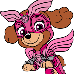 skye paw patrol svg, paw patrol svg, paw patrol clipart, cartoon paw svg, dog patrol svg, digital download-2