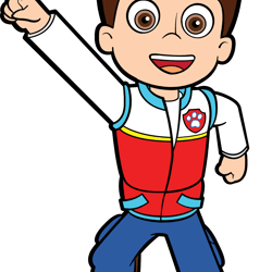 paw patrol ryder svg, paw patrol svg, paw patrol clipart, cartoon paw svg, dog patrol svg, digital download-1