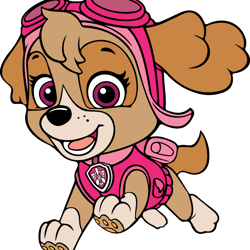 paw patrol skye svg, paw patrol svg, paw patrol clipart, cartoon paw svg, dog patrol svg, digital download-1