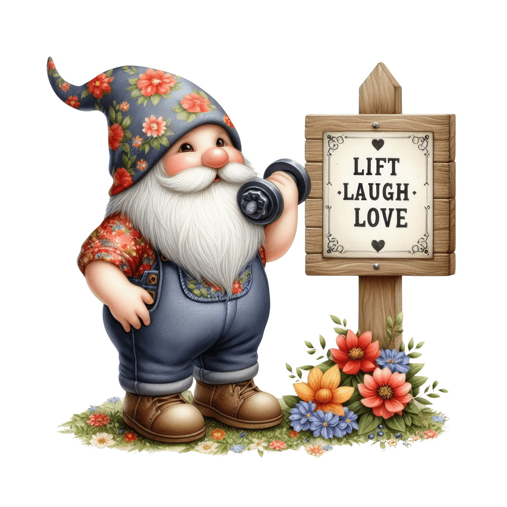 Father's Day Gnomes Clipart 13.png