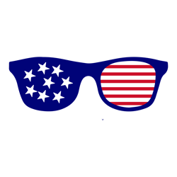 4th of July Glasses Svg, Fourth of July Svg, America Svg, Patriotic Svg, Independence Day Shirt, Cut File Cricut (7)