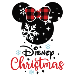 minnie mouse head buffalo plaid svg, disney christmas svg, minnie mouse christmas svg, digital download