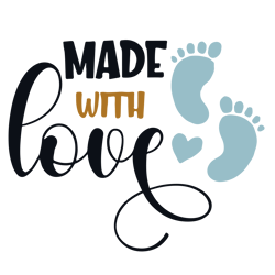 Made with love Svg, Baby Boy christmas Svg, Christmas Baby Svg, Boy Svg, Newborn boy Svg, Baby Quotes Svg
