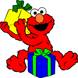 elmo birthday svg, elmo clipart, elmo svg, sesame street svg, sesame clipart, cookie monster svg, digital download