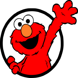 elmo svg, elmo clipart, elmo birthday svg, sesame street svg, sesame clipart, digital download (2)