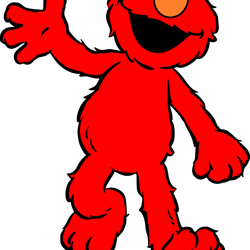 elmo svg, elmo clipart, elmo birthday svg, sesame street svg, sesame clipart, digital download (3)