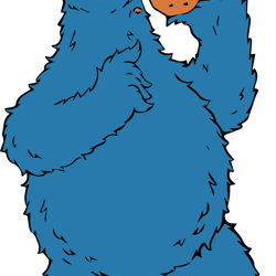 cookie monster svg, sesame street svg, cartoon svg, children tv series svg, cut files for cricut, digital download