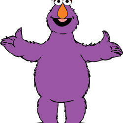 telly monster svg, sesame street svg, cartoon svg, children tv series svg, cut files for cricut, digital download