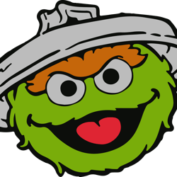oscar head svg, sesame street svg, cartoon svg, children tv series svg, cut files for cricut, digital download