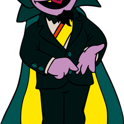 count von count svg, sesame street svg, cartoon svg, children tv series svg, cut files for cricut, instant download