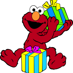 elmo birthday svg, sesame street svg, cartoon svg, children tv series svg, cut files for cricut, instant download