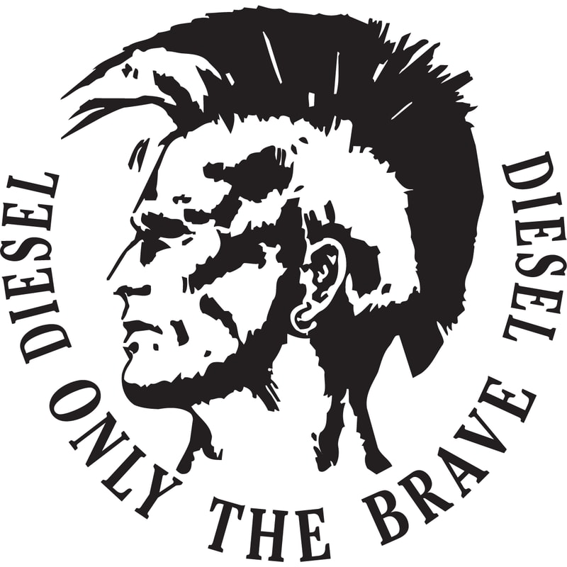Diesel only the brave Logo Svg Diesel Brand Logo Svg Fas