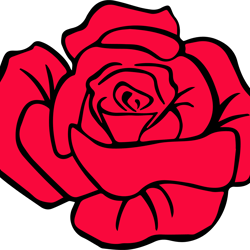 rose svg | rose brand svg | fashion company svg logo | fashion brand logo svg | digital download (1)