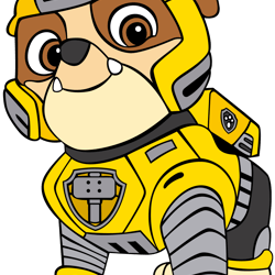 rubble mighty pups svg, paw patrol svg, paw patrol clipart, cartoon dog svg, dog patrol svg, digital download