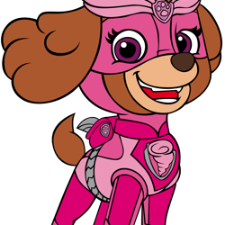 skye paw patrol svg, paw patrol svg, paw patrol clipart, cartoon paw svg, dog patrol svg, digital download