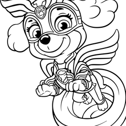 skye outline svg, paw patrol svg, paw patrol clipart, cartoon paw svg, dog patrol svg, digital download