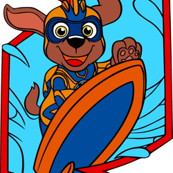zuma paw patrol svg, paw patrol svg, paw patrol clipart, cartoon paw svg, dog patrol svg, digital download (2)