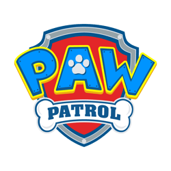 paw patrol shield logo svg, paw patrol svg, paw patrol clipart, cartoon paw svg, dog patrol svg, digital download