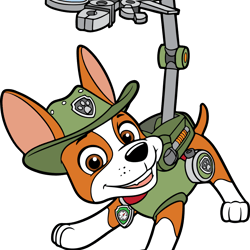 paw patrol tracker svg, paw patrol svg, paw patrol clipart, cartoon paw svg, dog patrol svg, digital download (3)