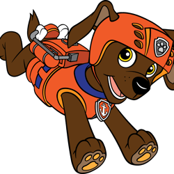 paw patrol zuma svg, paw patrol svg, paw patrol clipart, cartoon paw svg, dog patrol svg, digital download (1)
