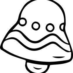 mushroom outline svg, sesame street svg, cartoon svg, children tv series svg, cut files for cricut, instant download