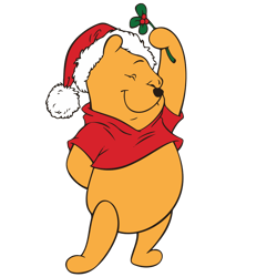 winnie the pooh and friends christmas svg, pooh svg, christmas svg, merry christmas svg, disneyland, digital download-9