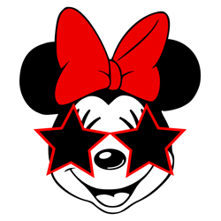 minnie mouse heart sunglasses png, mickey png, disney png, disney mickey svg, mickey christmas png, instant download-4