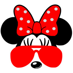 minnie mouse heart sunglasses png, mickey png, disney png, disney mickey svg, mickey christmas png, instant download-6