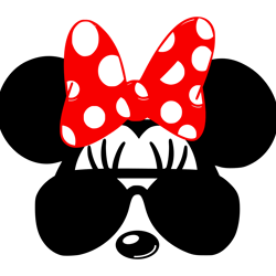 minnie mouse heart sunglasses png, mickey png, disney png, disney mickey svg, mickey christmas png, instant download-7