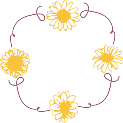 yellow flower frame svg, frames winnie the pooh svg, winnie the pooh svg, pooh cartoon svg, digital download