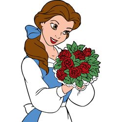 belle svg, beauty and the beast svg, beauty and the beast png, beauty and the beast clipart, disney svg, cut file-6