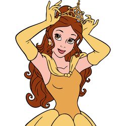 belle svg, beauty and the beast svg, beauty and the beast png, beauty and the beast clipart, disney svg, cut file-8