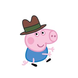 peppa pig svg, peppa pig family svg, peppa pig family clipart, pig svg, peppa svg, instant download-127