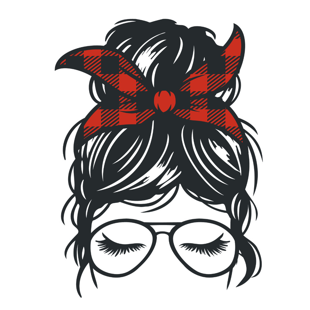 Bun girl plaid.jpg