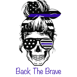 back the brave svg, police svg, police thin blue line svg, blue lives matter, digital download