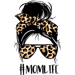 messy bun svg, messy bun with glasses svg, momlife svg, mom skull svg, classy afro woman svg, digital download-1