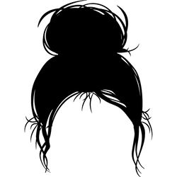 messy bun svg, messy bun with glasses svg, momlife svg, mom skull svg, classy afro woman svg, digital download-13