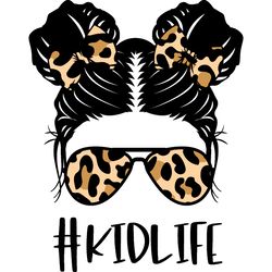 messy bun svg, messy bun with glasses svg, momlife svg, mom skull svg, classy afro woman svg, digital download-20