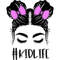 messy bun svg, messy bun with glasses svg, momlife svg, mom skull svg, classy afro woman svg, digital download-22