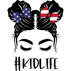 messy bun svg, messy bun with glasses svg, momlife svg, mom skull svg, classy afro woman svg, digital download-41