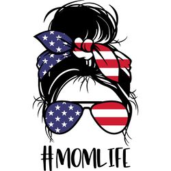 messy bun svg, messy bun with glasses svg, momlife svg, mom skull svg, classy afro woman svg, digital download-42