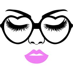 messy bun svg, messy bun with glasses svg, momlife svg, mom skull svg, classy afro woman svg, digital download-56