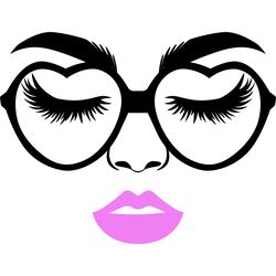 messy bun svg, messy bun with glasses svg, momlife svg, mom skull svg, classy afro woman svg, digital download-57