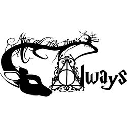 always deer svg, harry potter svg, harry potter movie svg, hogwarts svg, wizard svg, digital download-1