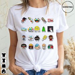 toca boca doristino awesome shirts