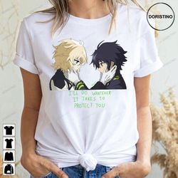 ill do whatever it takes to protect you yuu and mika owari no seraph trending style