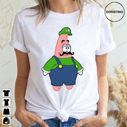 luigi patrick star super mario game trending style