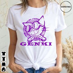 just genki purple saints row limited edition t-shirts