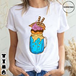 hand drawn monster shaker illustration trending style