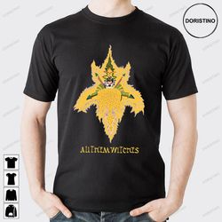 yellow all them witches limited edition t-shirts